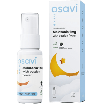 Melatonin with Passion Flower Oral Spray, 1mg (25 ml. blackcurrant flavour)