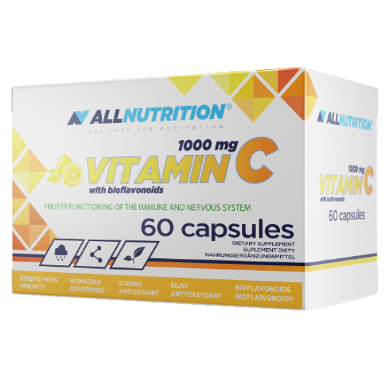 C vitamīns ar bioflavonoīdiem, 1000 mg (60 kapsulas)