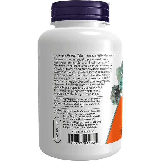 Chromium Picolinate 200 mcg (250 caplsules)