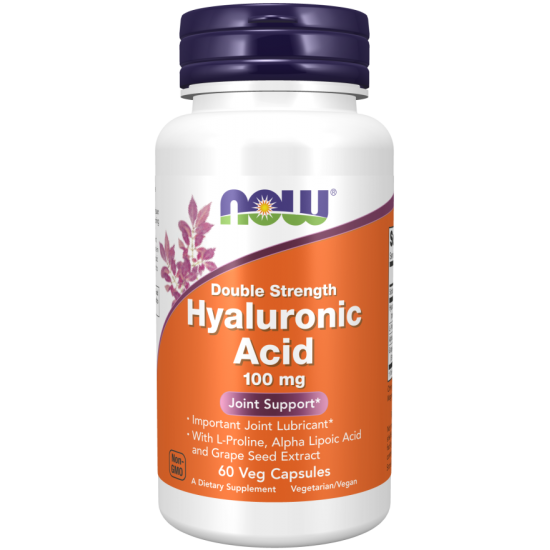 Hyaluronic acid 100 mg double strength (60 vegan capsules)