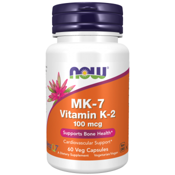 MK-7 vitamīns K-2 100 mcg (60 mīkstas kapsulas)