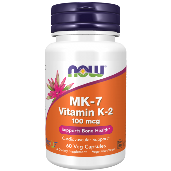 MK-7 vitamīns K-2 100 mcg (60 mīkstas kapsulas)