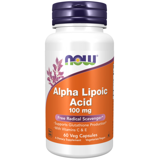 Alfa lipoīnskābe 100 mg  (60 kapsulas)