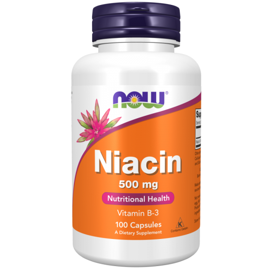 Niacīns 500 mg (100 kapsulas)