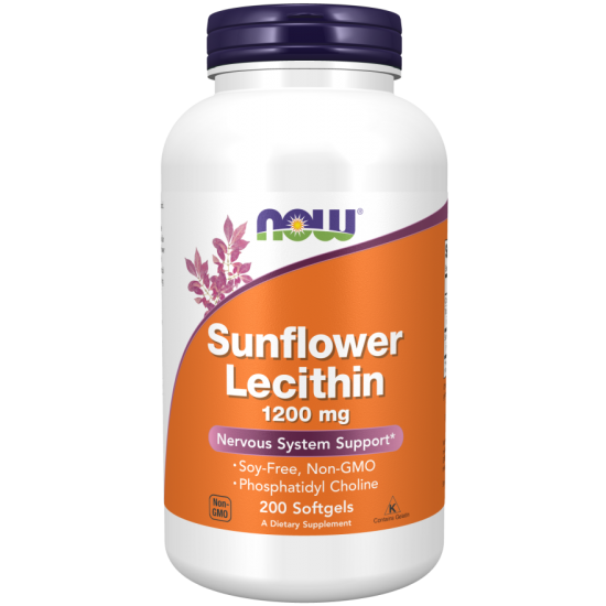 Saulespuķu lecitīns 1200 mg (200 kapsulas)
