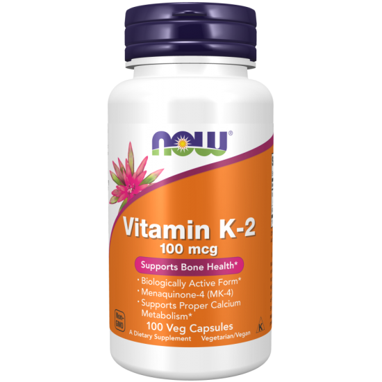K-2 vitamīns 100 mcg (100 kapsulas)