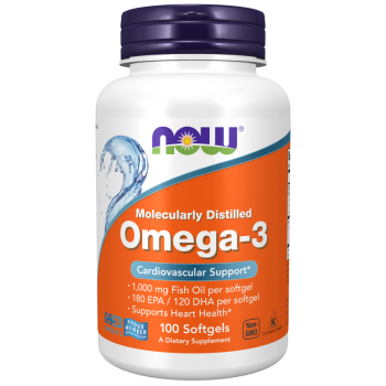 Omega-3, Molecularly Distilled (100 softgels)