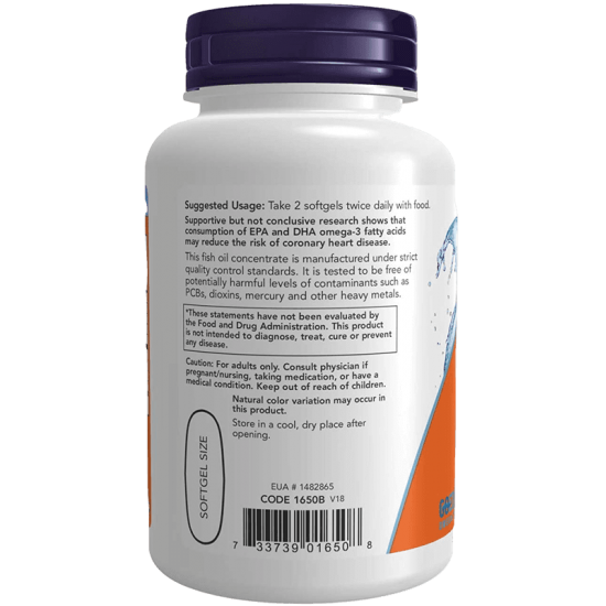 Omega-3, molekulāri destilēts (100 mīkstās kapsulas)
