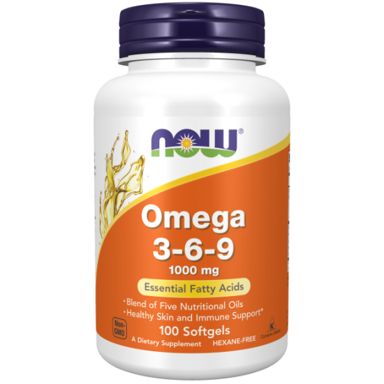 Omega 3-6-9 1000 mg (100 mīkstas kapsulas)