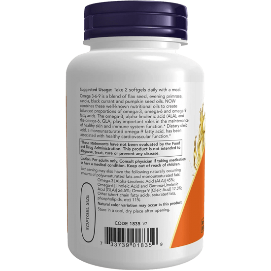 Omega 3-6-9 1000 mg (100 softgels)