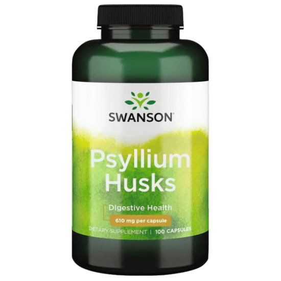 Psyllium Husks 610 mg (100 kapsulas)